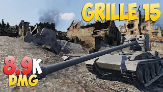 Grille 15 - 9 Kills 8.9K DMG - Fine! - World Of Tanks