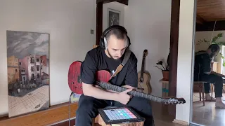 Ambient Baritone Guitar Looping Performance w/ Launchpad Pro MK3 & Ableton Live