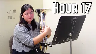 I spent 24 hours in a practice room