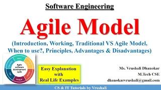 SE 11 : Agile Model | Complete Explanation with Examples | Waterfall VS Agile Model