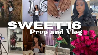 SWEET 16 PREP+VLOG || Photo Shoot, GRWM, Party, Birthday Dinner & More