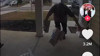Elderly dominos delivery driver fell on our porch ❤️