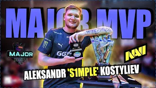 Aleksandr 's1mple' Kostyliev MVP PGL Major Stockholm 2021 |  S1mple highlights Major CSGO