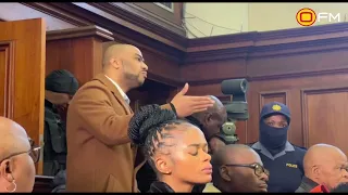 Nandipha Magudumana listens to #ThaboBester’s outburst in the Bloemfontein High Court.