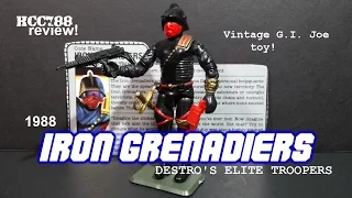 HCC788 - 1988 IRON GRENADIERS - Destro's Elite Troopers - Vintage G.I. Joe toy review! S03E45