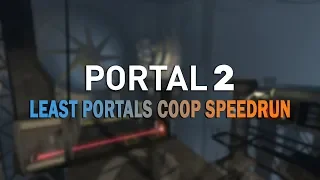 Portal 2 Coop done with 60 portals in 53:52 - Least Portals speedrun