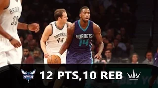 Michael Kidd-Gilchrist Full Highlights at Nets / 12 pts, 10 reb [12.26.2016]