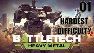 BATTLETECH - Heavy Metal Career Mode - Hardest Difficulty #2 Attempt - EP01