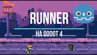 Игра в стиле Runner на движке Godot 4. Эффект параллакса. Parallax Layer.