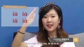 Chinlingo Pinyin: Lesson 5 -- ia, iao, ian, iang, iu, ie