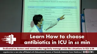 Learn how to choose empirical antibiotics in ICU in 60 mins |  ESBICM