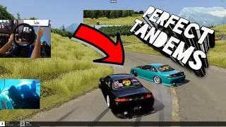 How to get Perfect Tandems at drift PlayGrounds (wheel/pedal) gameplay