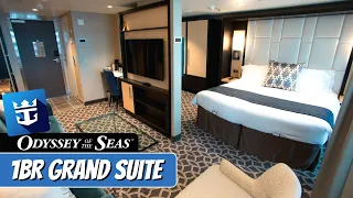 Odyssey of the Seas | Grand Suite 1 Bedroom | Royal Caribbean Full Walkthrough Tour & Review 4K