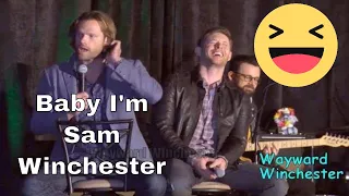 Jared To His Wife 'Baby I'm Sam Winchester' & Jensen LOSES IT!