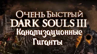 Канализационные Гиганты! Очень быстрый Dark Souls III
