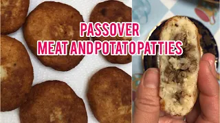 Passover Meat and Potato Patties/ Kosher for Passover/ Kosher for Pesach Recipies/Sonyas Prep