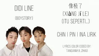 BOY STORY DiDi Line Cover “像极了” “Xiàng jí le” (Ini Seperti...) (Color Coded/CHN | ROM | INA lirik)