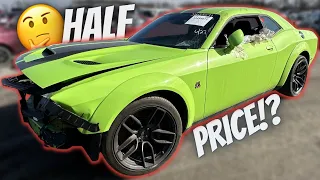 Buying CHEAP Dodge HELLCATS & SCAT PACKS At Salvage Auction!