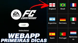 FIFA 24 | 💻 DICAS PARA PRIMEIRO ACESSO AO WEB APP E COMPANION 📱 || LINKER ||