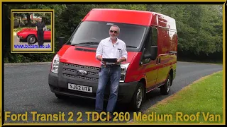 2012 Ford Transit 2 2 TDCi 260 Medium Roof Van | Review & Test Drive