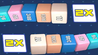 Cubes 2048 io - ax Level Gameplay Free game 1979573572