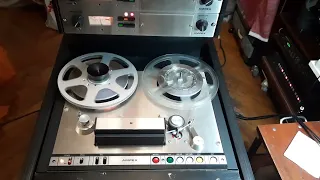 Ampex AG440C  демонстрация записи после реставрации