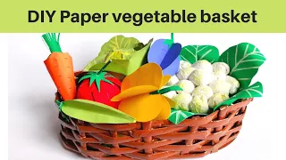 DIY Paper vegetable | 3d paper vegetable | 3d craft vegetable