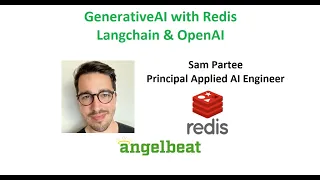 GenerativeAI with Redis LangChain & OpenAI