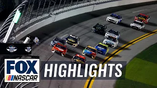 FINAL LAPS: Austin Dillon passes Bubba Wallace on final lap, wins Duel #2 | NASCAR ON FOX HIGHLIGHTS