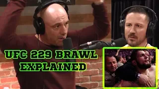 UFC 229 Brawl explained by Conors Mcgregor's Coach, Rematch with Khabib- Joe Rogan and John Kavanagh