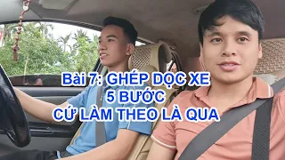 Cách Lùi xe vào chuồng dọc áp dụng thi sát hạch B1-B2 C nhé