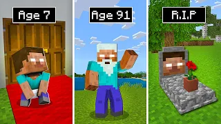 Herobrine's BIRTH to DEATH In Minecraft 😱 (Hindi)