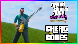 Every CHEAT CODE for Grand Theft Auto: Vice City – Definitive Edition (GTA Trilogy Remaster Gameplay