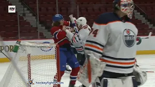 Zack Kassian vs Michael Pezzetta Jan 29, 2022