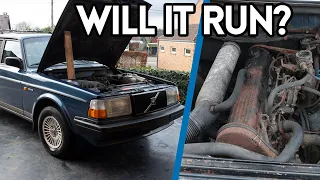 Trying To Start Our €350 Volvo 240 After 10 Years Of Sitting