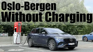 Oslo-Bergen (500KM) WITHOUT CHARGING! CAN IT BE DONE? Mercedes EQS SUV