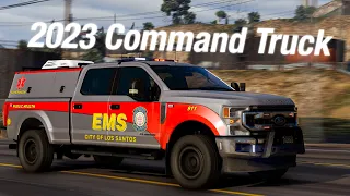 2023 Fire & EMS Command Truck (4K) FiveM/GTA5