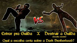 Skyrim - O caminho secreto pra destruir a Dark Brotherhood! Qual a escolha certa?