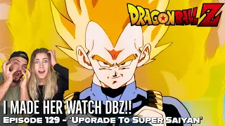 Girlfriend's Reaction To VEGETA BECOMING A SUPER SAIYAN FOR THE FIRST TIME!!! DBZ Episode 129