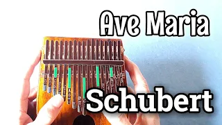 Schubert - Ave Maria (Easy Tabs/Tutorial/Play-Along) - Kalimba Cover