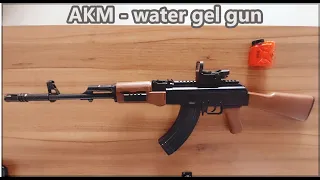 AKM - water gel gun - senjata pubg peluru gel