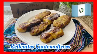 Rellenitos de Plátano Guatemaltecos 🇬🇹Receta Fácil #facilydelicioso