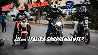 ¿La ITALIKA 150 nos HUMILLA?, Honda CB 160F vs YAMAHA FZ2,0 vs ITALIKA FT150