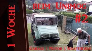 Unimog Restaurieren | 1 Woche beim Unimog #2 | #Diary #Werkstatt #Kraftheber #Motor