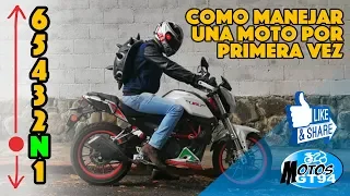 Como manejar una moto por primera vez - MotoVlog - motosGT94