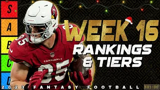 Top 16 TE & QB Rankings - Week 16 Fantasy Football