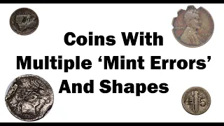 Strange Coin Errors With Shapes And Multiple Mint Errors - Pareidolia Coin Collecting
