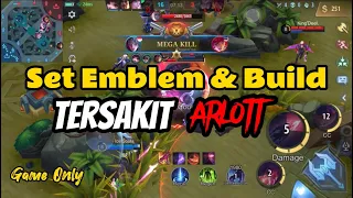 Set Emblem Dan Build Arlott Tersakit 2023 | Mobile Legends