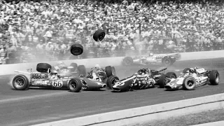 Indy 500 1966 Big Crash RARE ANGLE