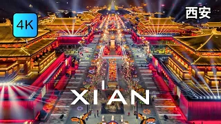 Spectacular Chinese city, explore Xi'an, Shaanxi 🇨🇳 in 4k Ultra HD